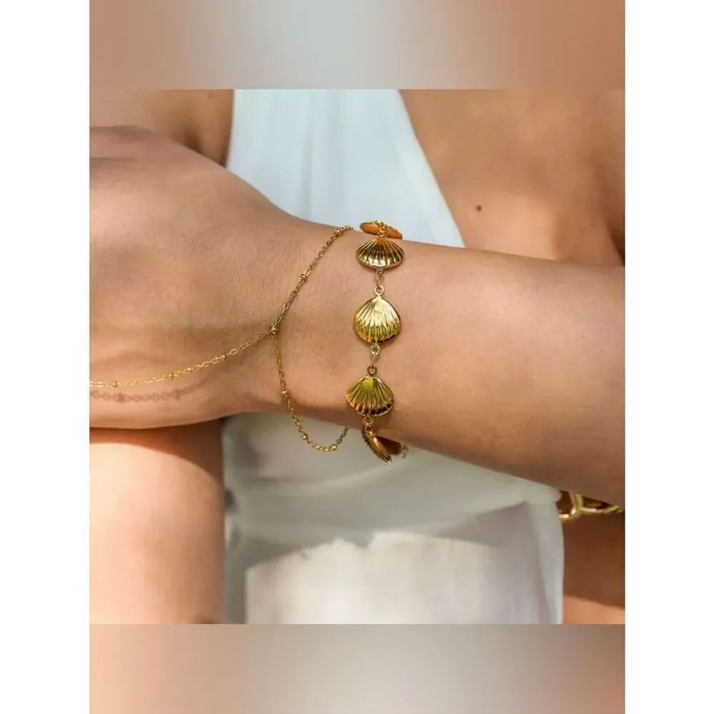 Shell Link Bracelet #2612